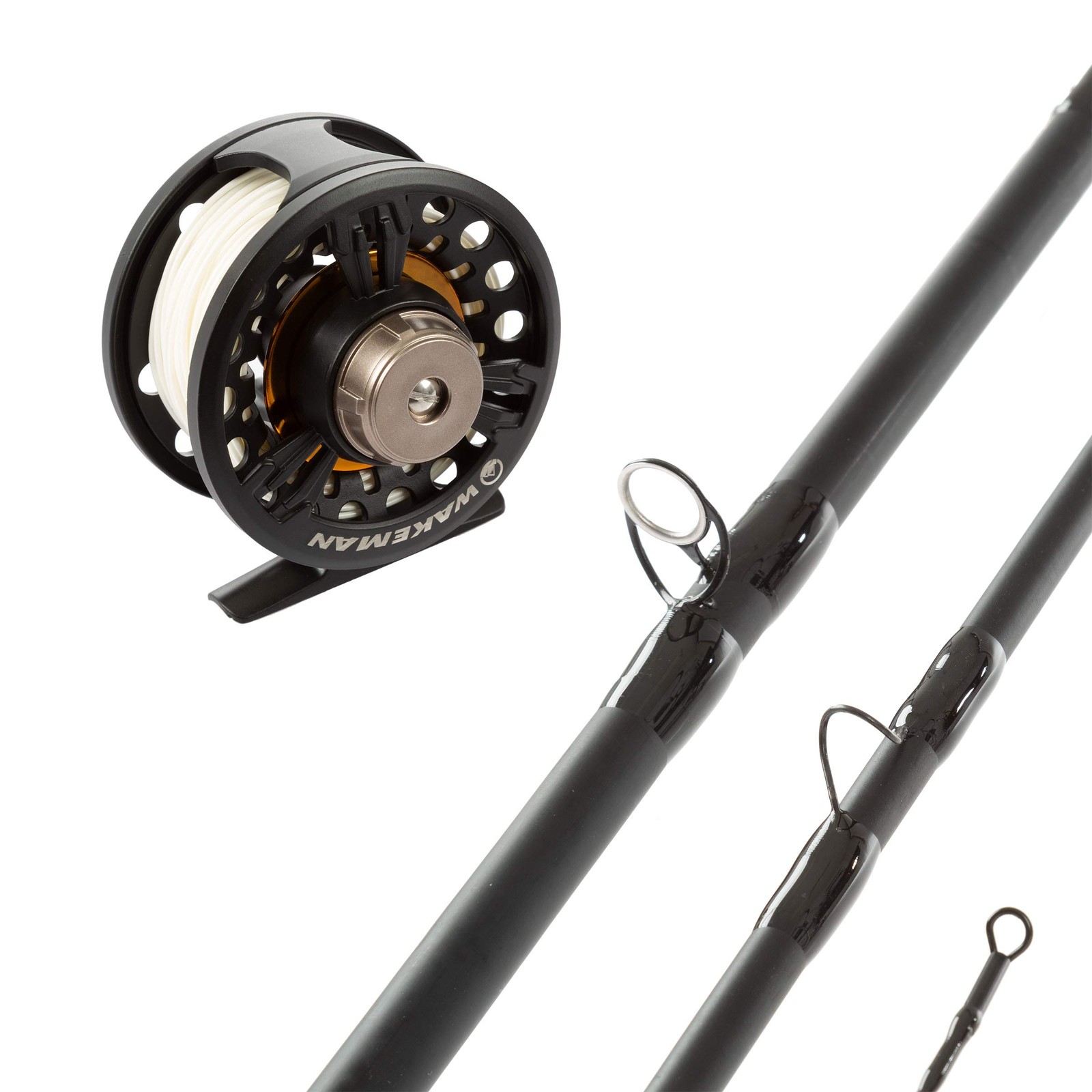 3Piece Fly Fishing Rod and Reel Combo Starter Kit 97Inch Collapsible Fibergl…