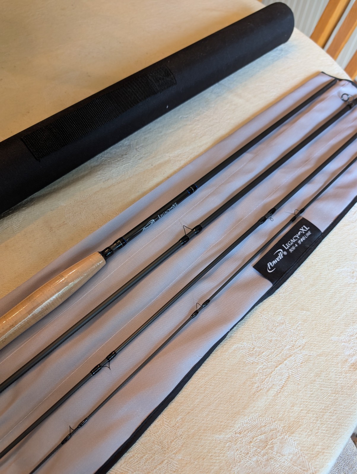 Powell Legacy XL 906-4 Fly Fishing Rod ( 9′ — 6wt — 4 Piece ) MINT in TUBE