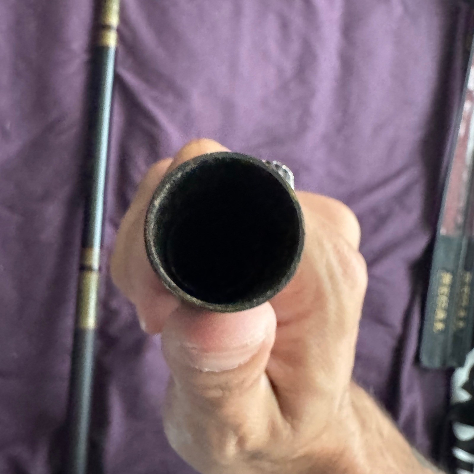 Regal FG-21 Telescopic Fishing Rod Set 4.5M 3.6M Fiberglass Korean Vintage Black