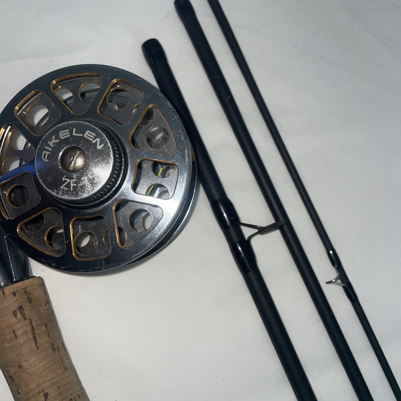G Loomis FR 1085-4 GL3 Fly Rod9′ #5 Line W/ Aikelen ZF-75 Reel