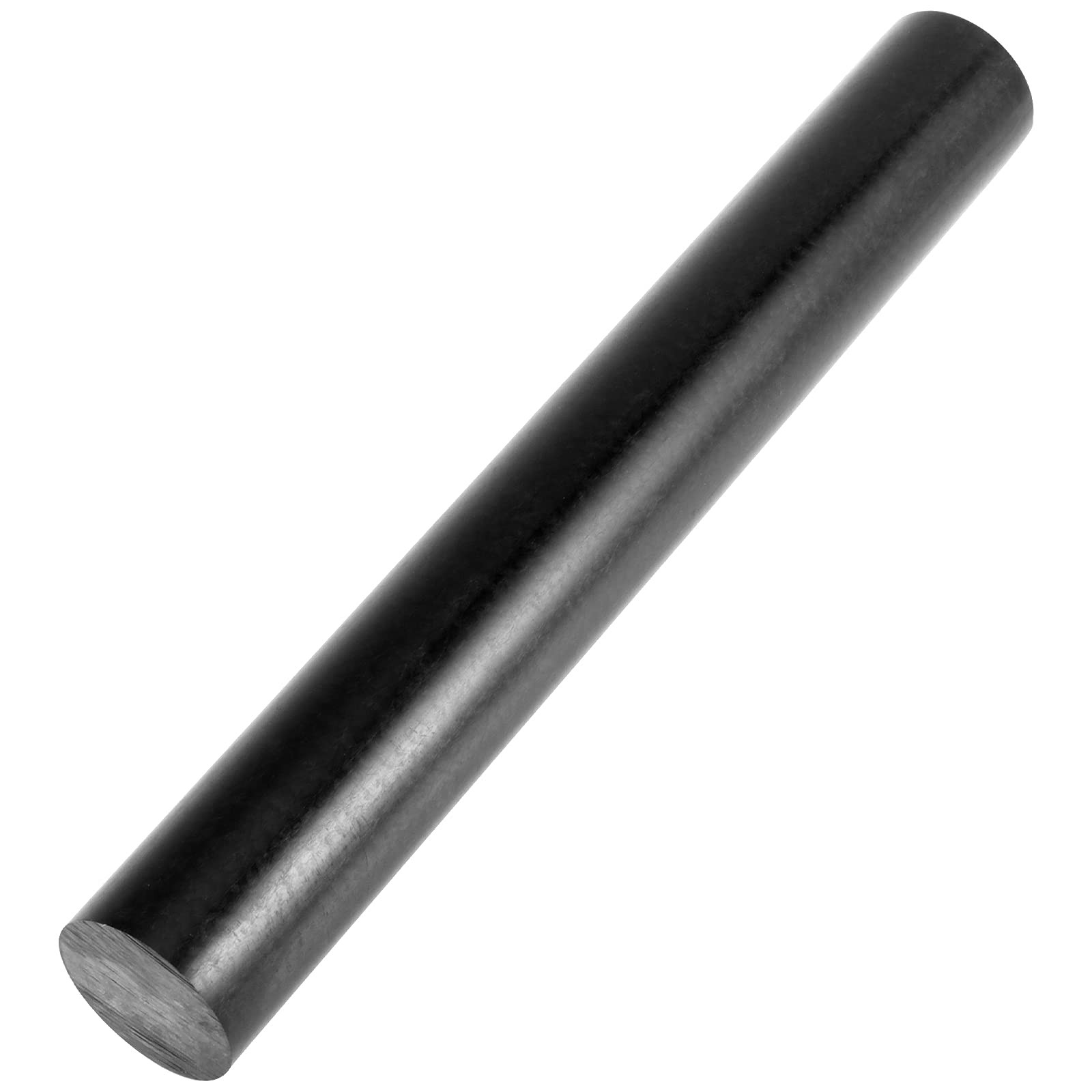 4 Pack 1-1/2 Inch Diameter Acetal Copolymer round Rod, 12 Inch Opaque Black Acet