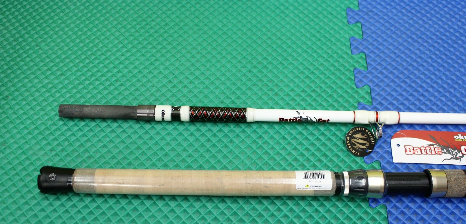 Okuma Battle Cat Catfish Casting Rod 8′ 0″ 2-Piece Heavy BC-C-802H