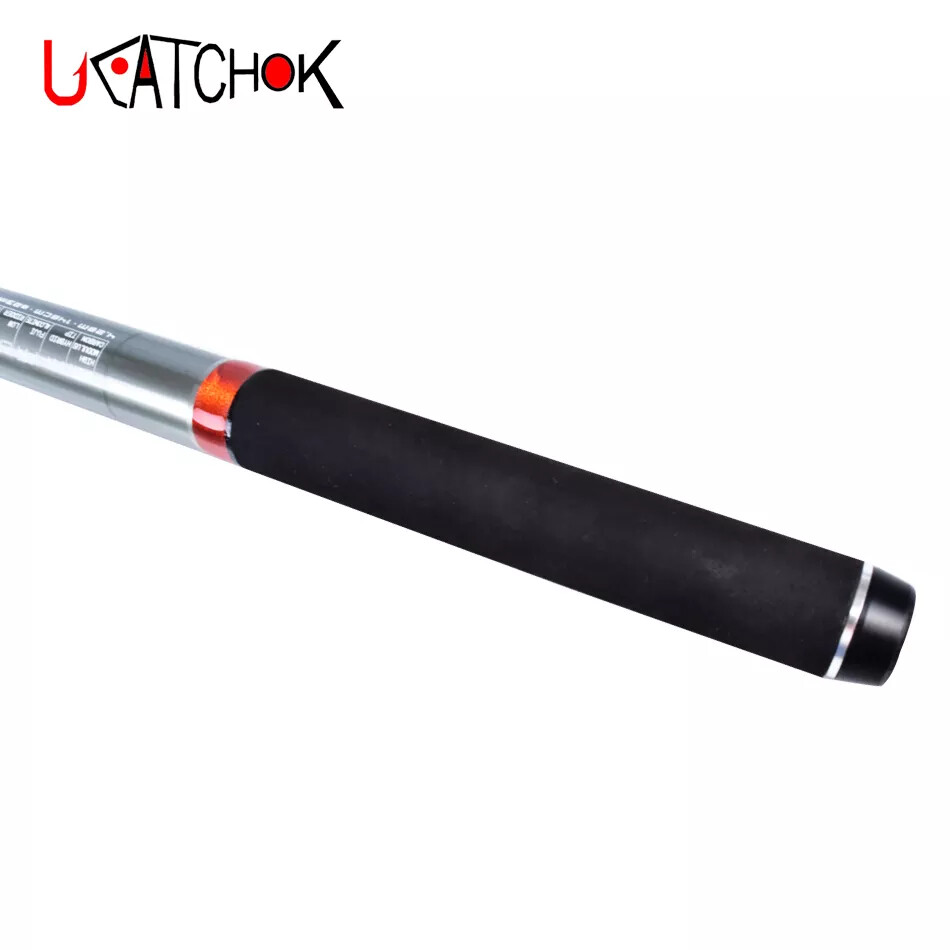Surf Casting Fishing Rod 3-Piece Carbon Fiber Travel Rod Portable~14 ft