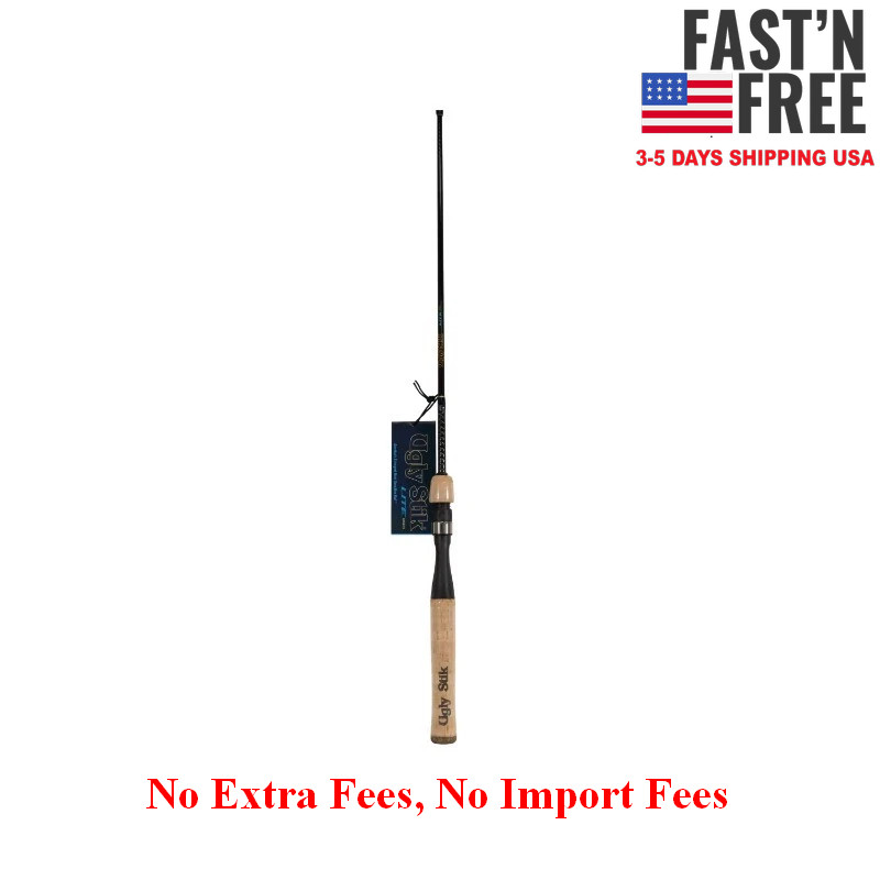 Ugly Stik LITE PRO Spinning Rod, 6′ Medium Heavy Fishing Rod, Fishing Pole, NEW