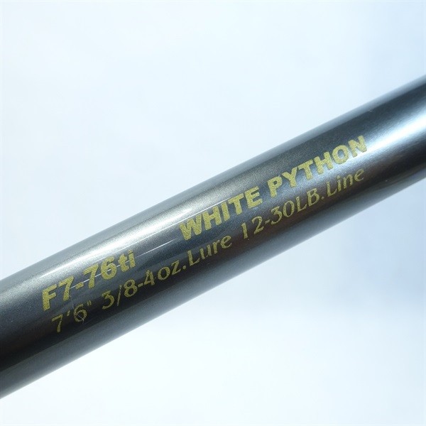 megabass Destroyer Evolusion F7-76TI White Python Cond/B+