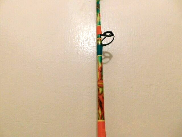 CUSTOM CONVENTIONAL ROD 7′ TROPICAL MARBLE 25-50 LB TURBO’S NEW