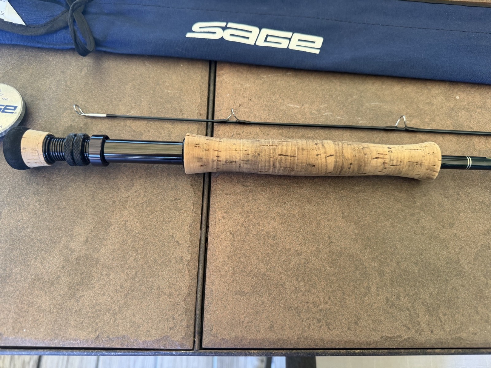 SAGE RPLX I990 GRAPHITE III 2 PCS 9 WT FLY ROD VERY GOOD CONDITION