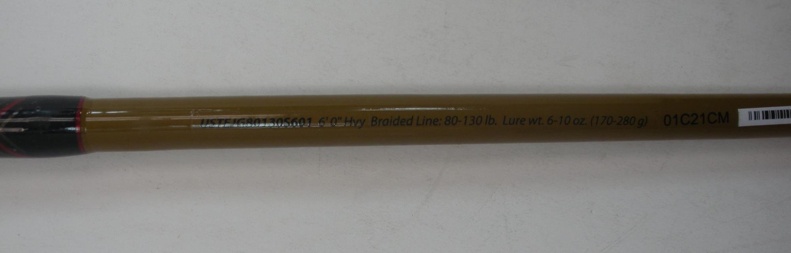 ShakespeareUSTEJG80130S601 Ugly Stik Tiger Elite Jig Spinning Rod 6 Ft