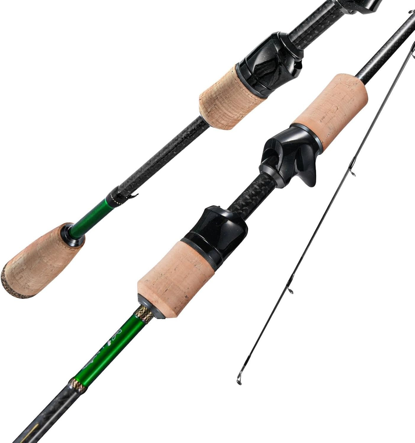 M1 BFS Rod Ultralight Fishing Rod 2-Piece Spinning & Baitcaster Rod with Seag…