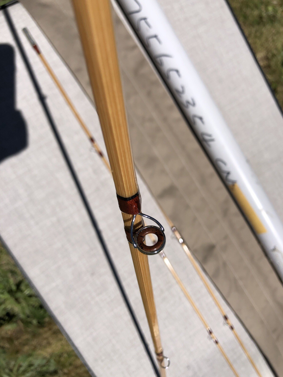 White River 6wt 8ft fly rod. Two piece with extra tip.