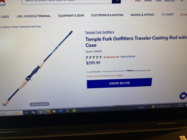 Temple Fork Outfitters (TFO) Garry Loomis Casting Rod