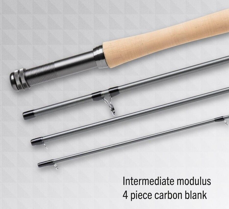 Greys Lance Fly Fishing Rod 4pc Single Hand Trout Salmon Fishing Rod Carry Case