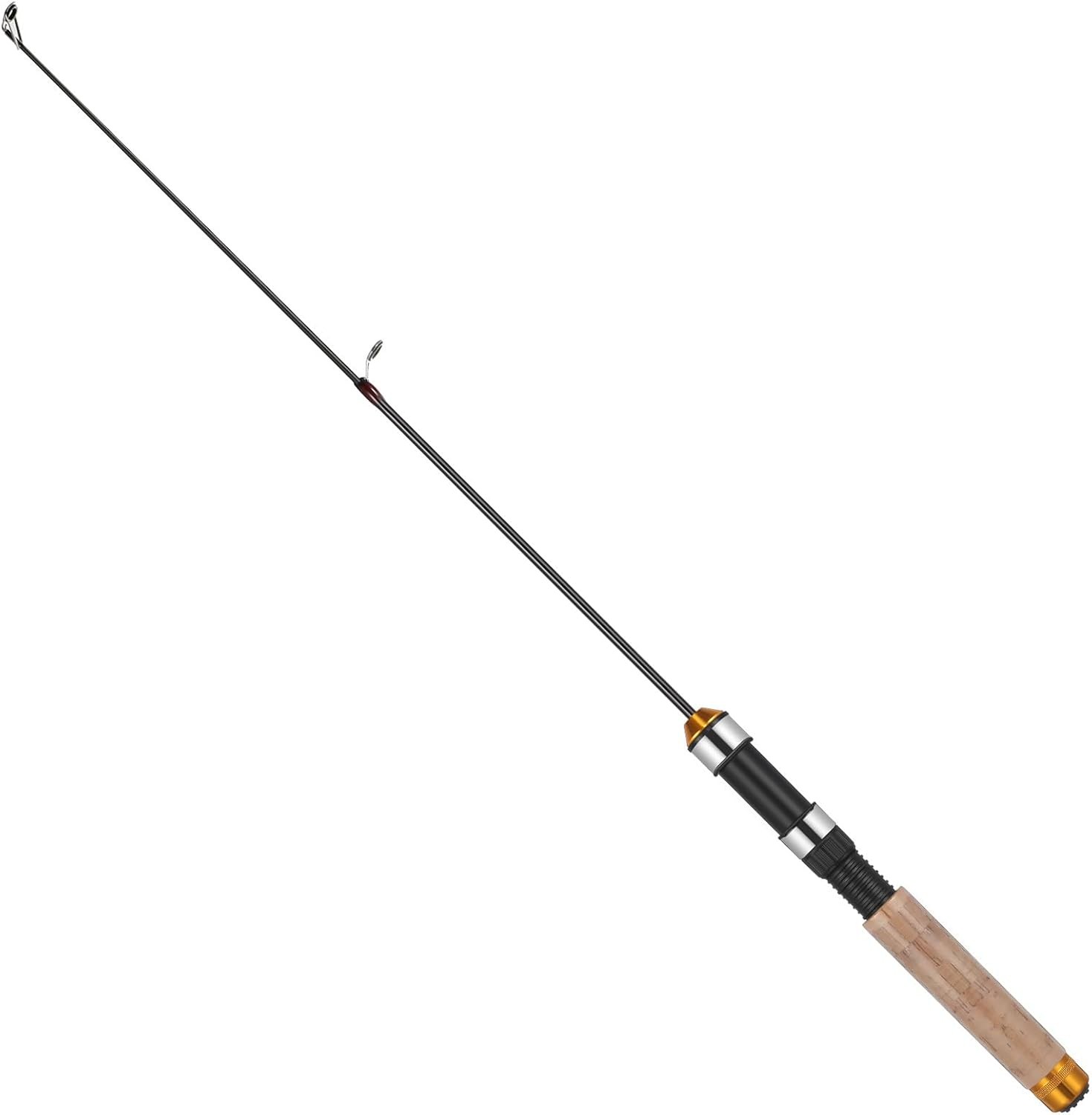 Telescopic Fishing Rod 10.4″-25.19″ Small Portable Travel Ice Fishing Pole Tool