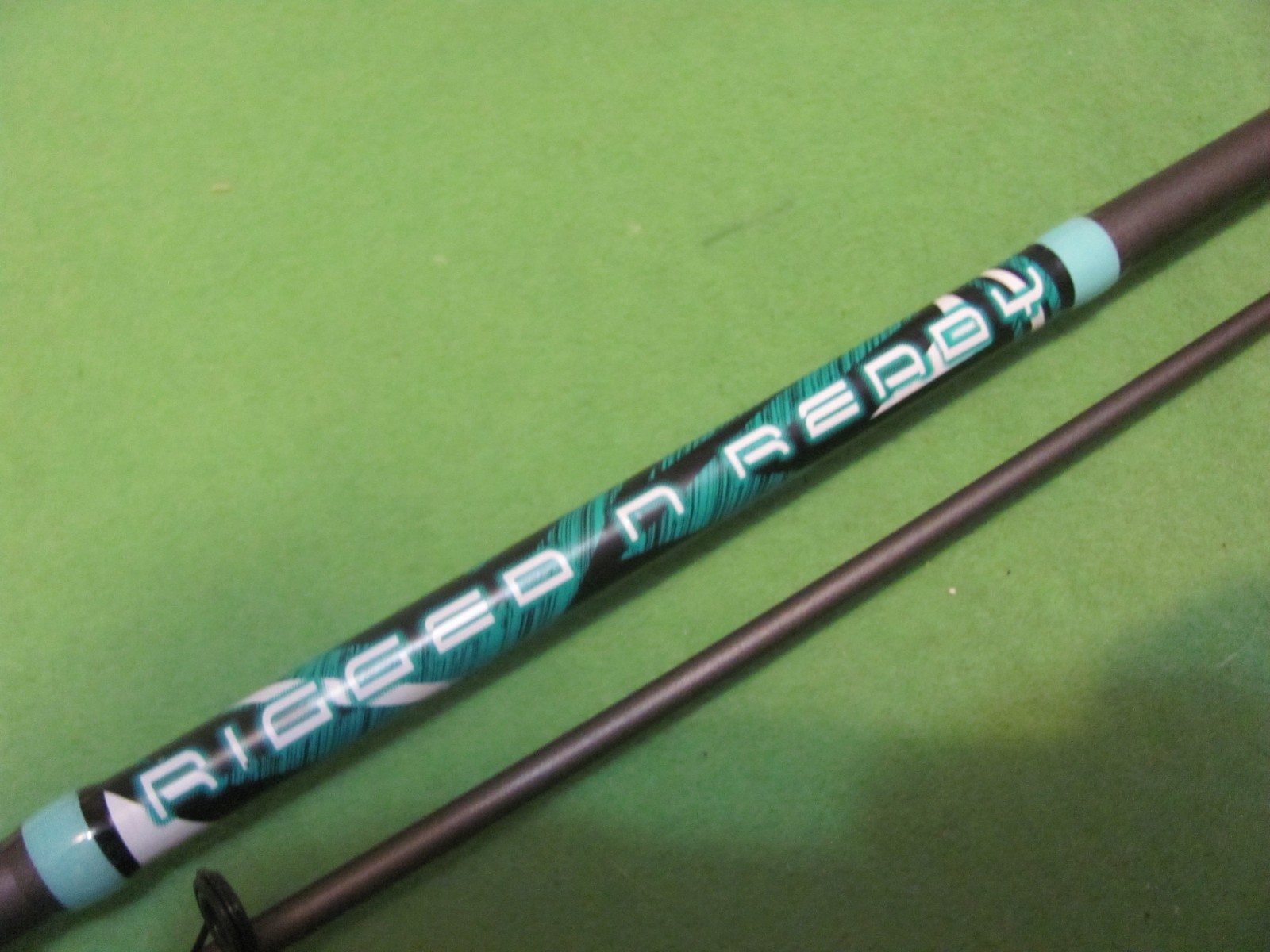 Tsunami RIGGED N READY 7′ 0″ Medium Action 2-Piece Spinning Rod.