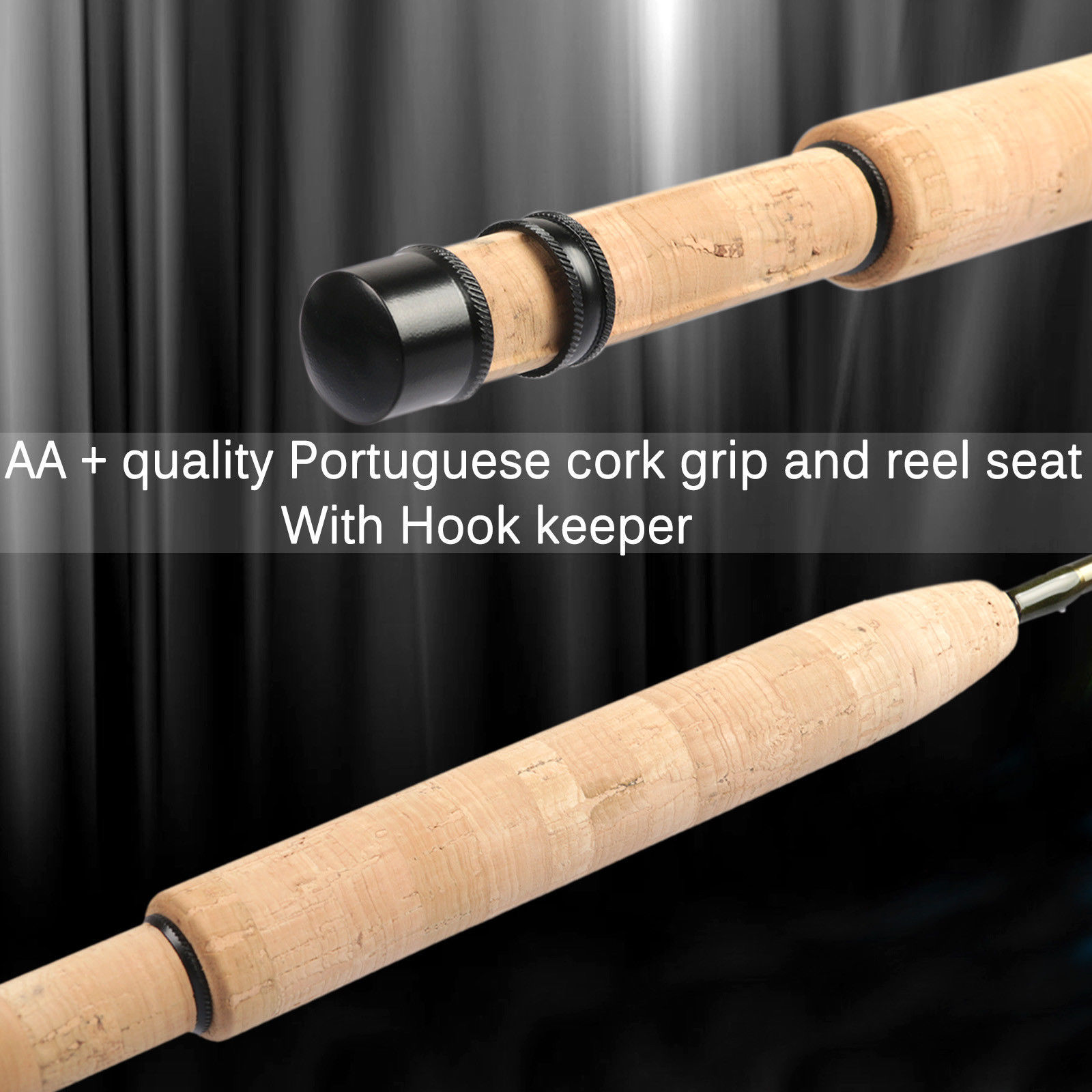 Maxcatch Travel Fly Fishing Rod 2/3/4wt 7’6” 6Pcs,IM10 Carbon Blank,Fast action