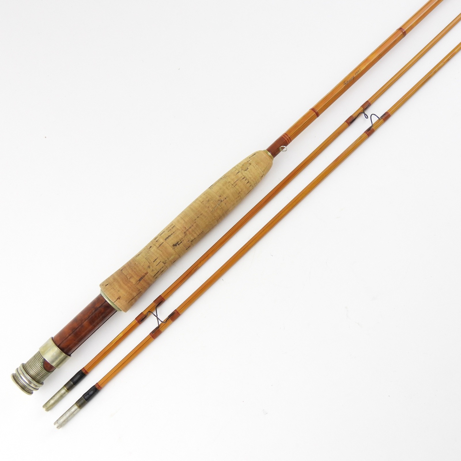 John M. Dann “Oatka Creek Companion” Bamboo Fly Rod. 8’. 4wt. W/ Tube & Sock.