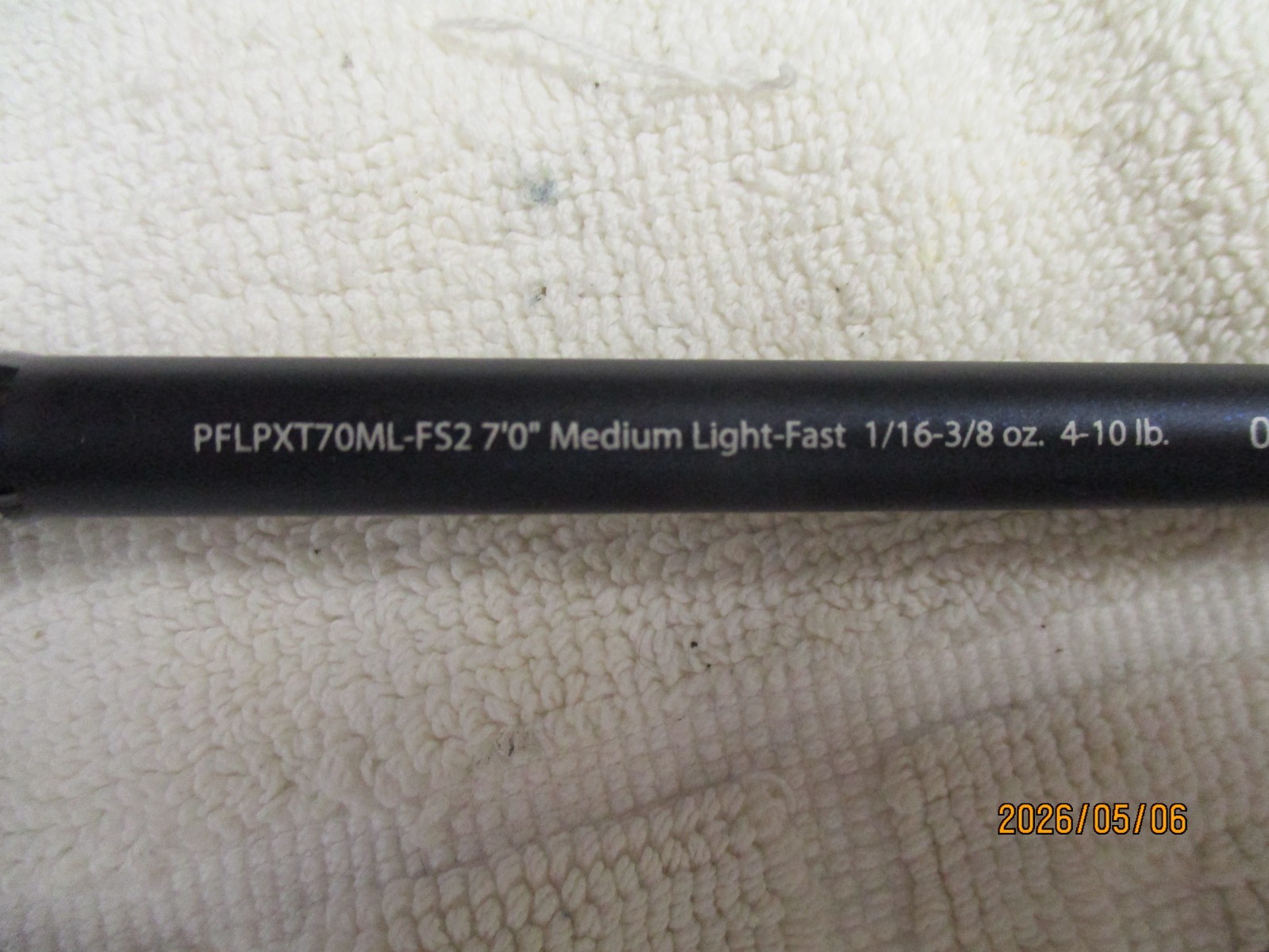 Pflueger President XT 7’0″ Pcs Medium light Fast Spinning Rod. Salesman Sample