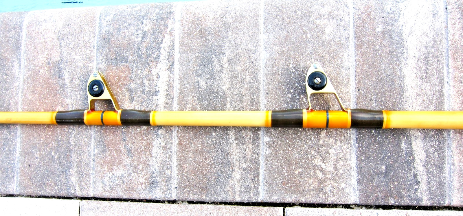 Vintage Custom Big-Game Trolling Rod:TYCOON FIN-NOR Roller Guide:7’5″;150-300lb1