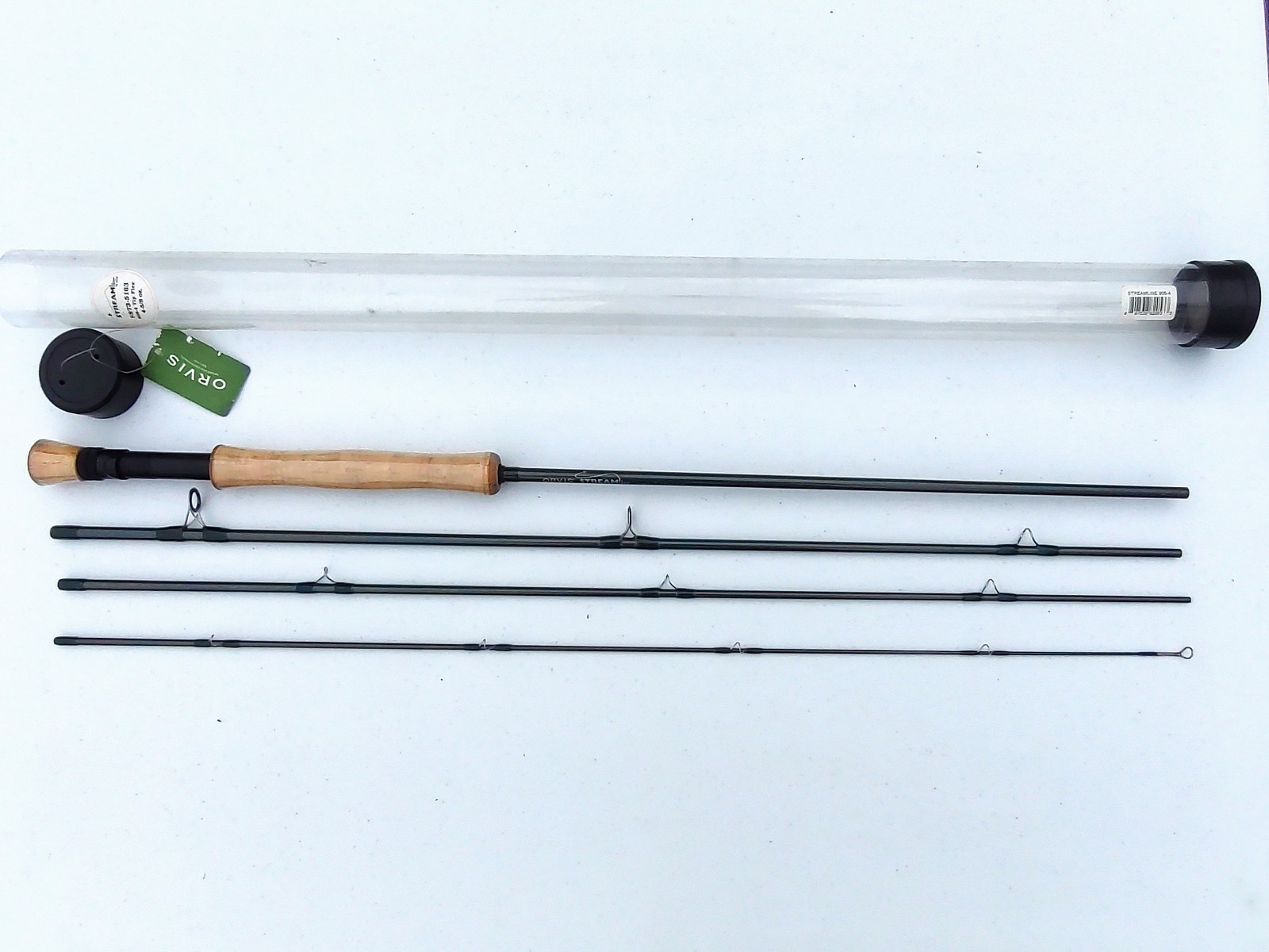 Orvis StreamLine 9ft 8wt 4pc Fly Fishing Rod Model 908-4 Tip Flex, New with Tags