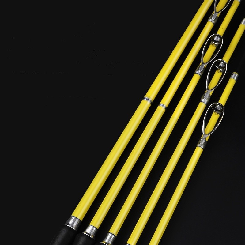 Boat Fishing Rod 6ft Carbon Fiber Spinning Casting Rod 2 Section Trolling Pole