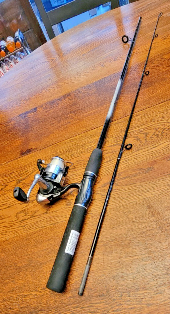 Creekside Fishing CF602MS 2-Piece 6’ Medium Spinning Rod & CF100S Reel Combo