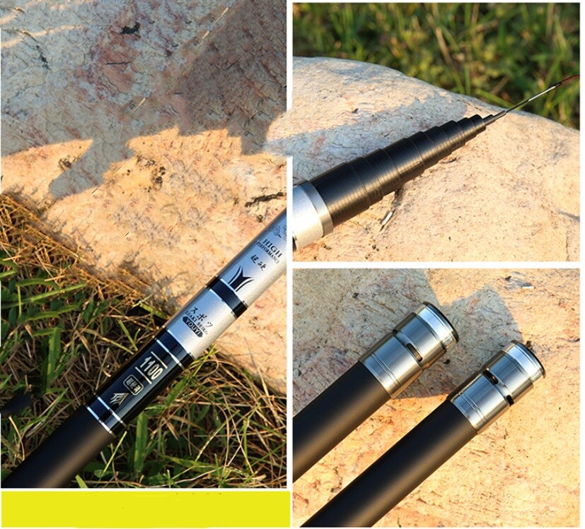 Telescopic Fishing Rod 8m 9m 10m 11m 12m 13m Hard Carbon Fiber Hand Fishing Pole