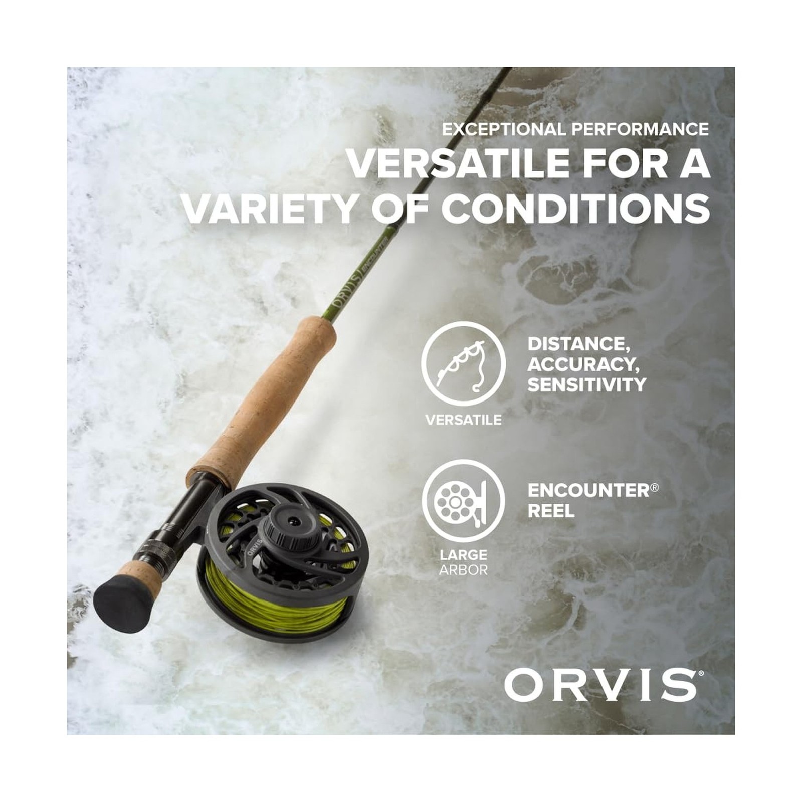 Orvis Encounter Outfit – Fishing Rod and Reel Combo – Versatile Outfit with L…