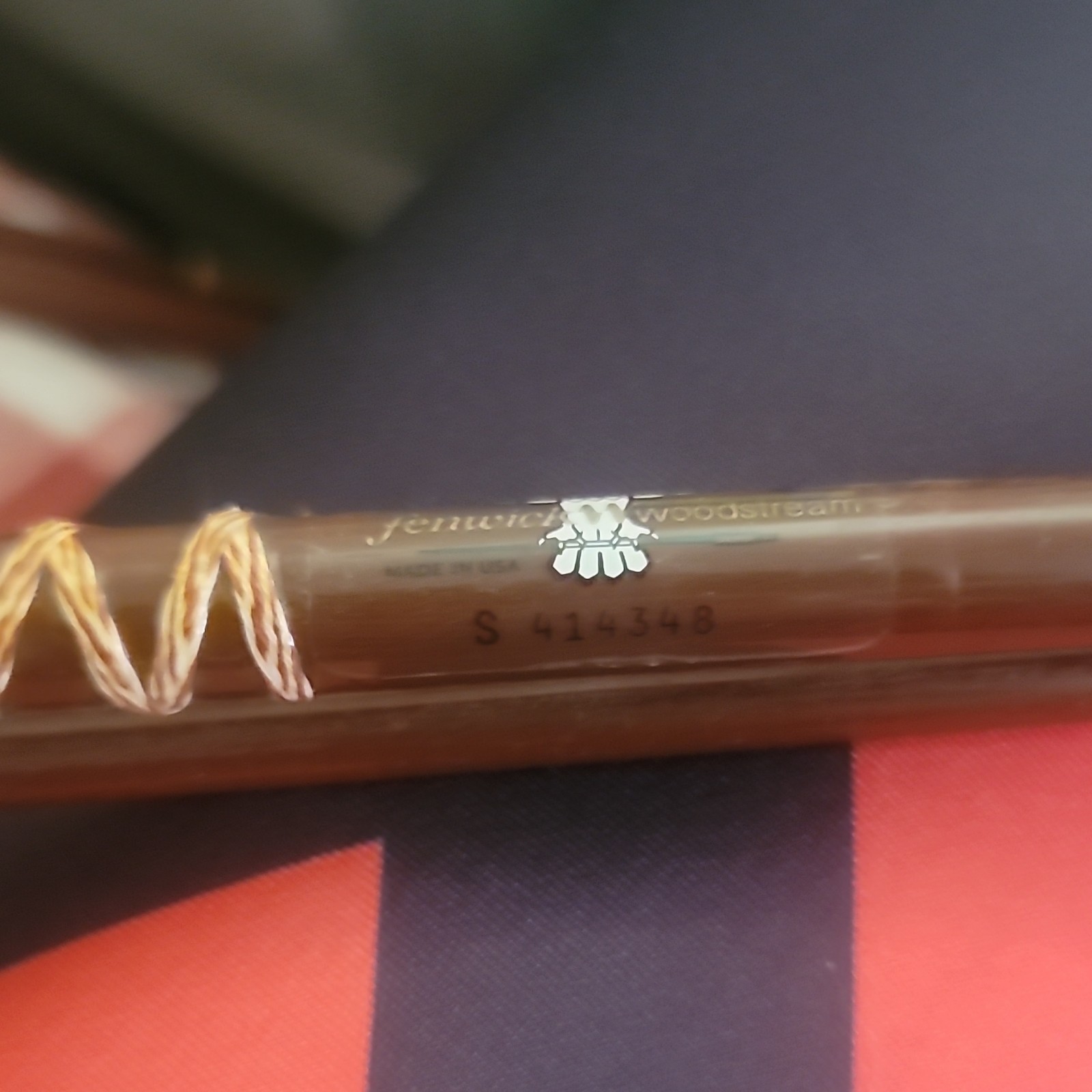 Vintage Fenwick Feralite FF858 Fly Rod 8’6” 8wt Woodstream 1978-1979 2-Piece
