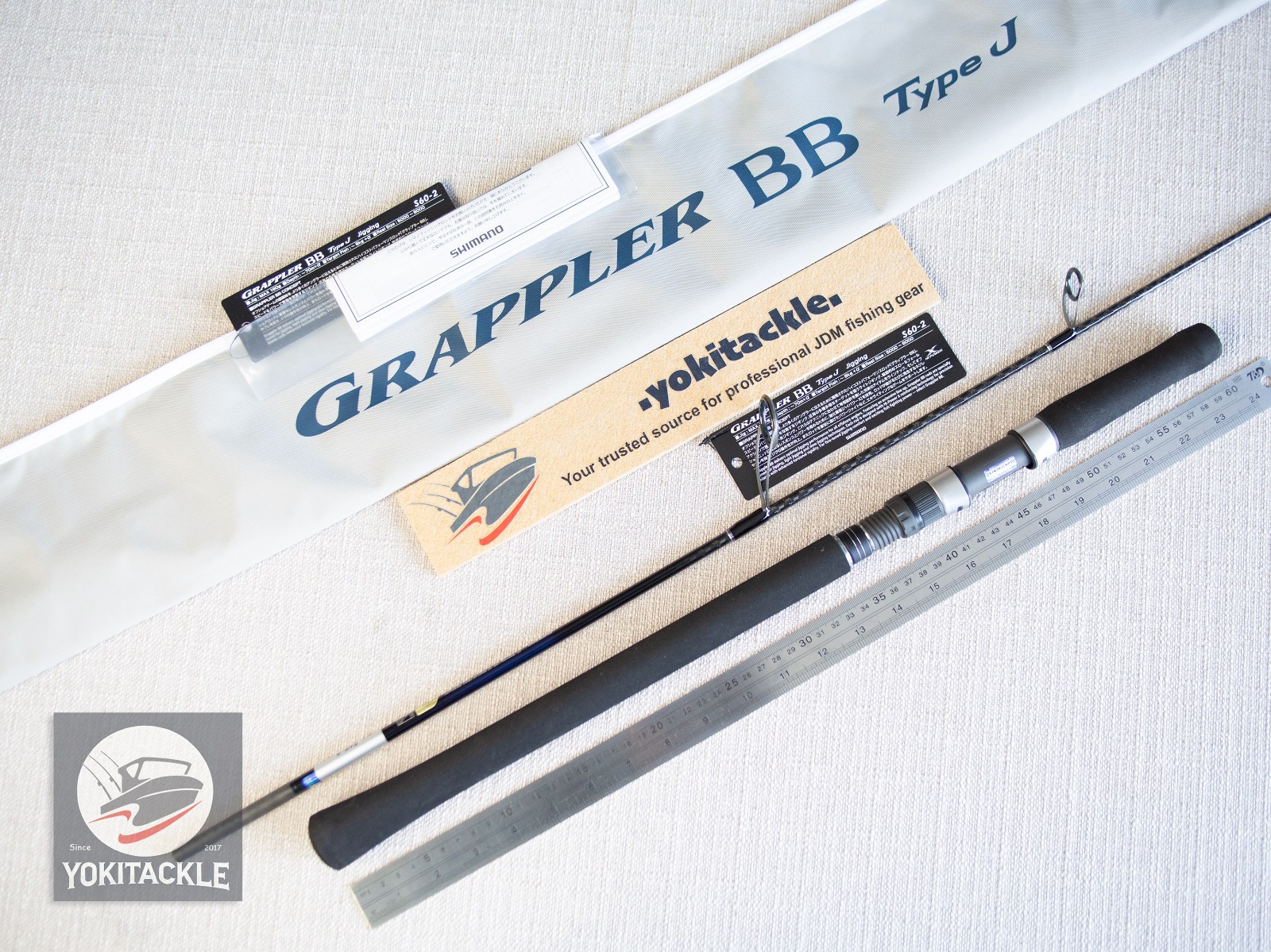 Shimano 21 GRAPPLER BB Type-J S60-2 Grip Joint Spinning Rod