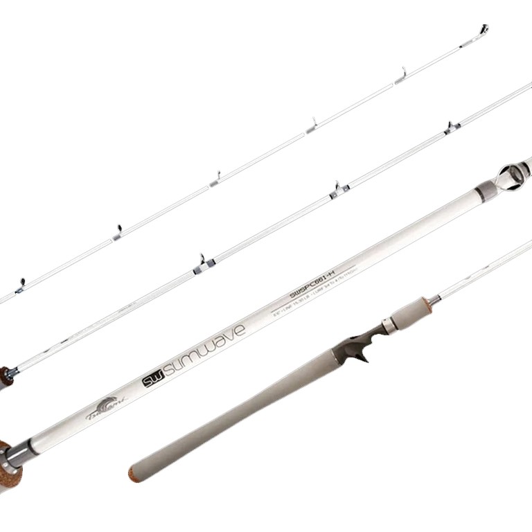 Tsunami Slim Wave White Jigging Conventional Rods