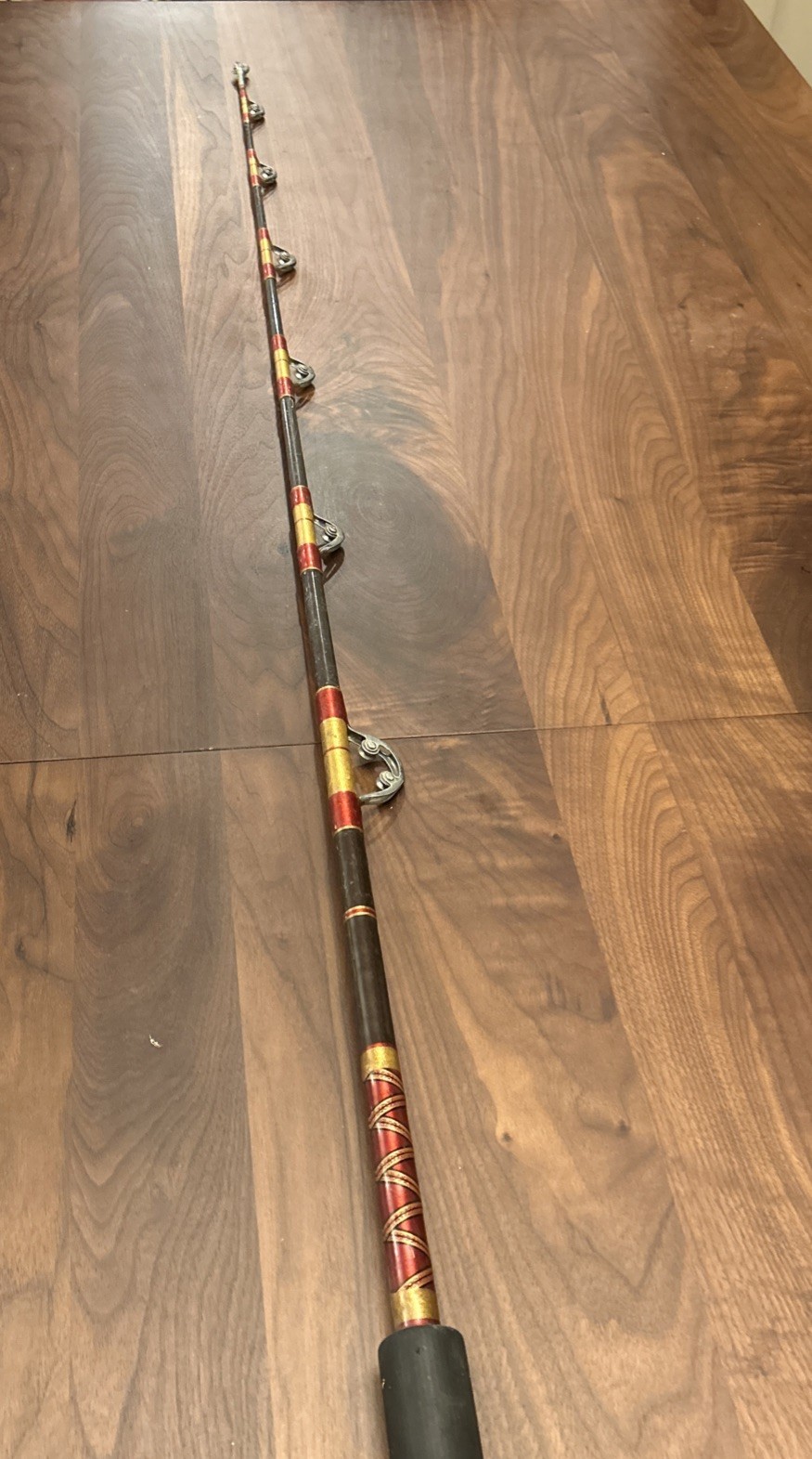 6’7” G Loomis Custom Built John G. Calcagno 40-60 Full Roller Guides HB66-XH L9
