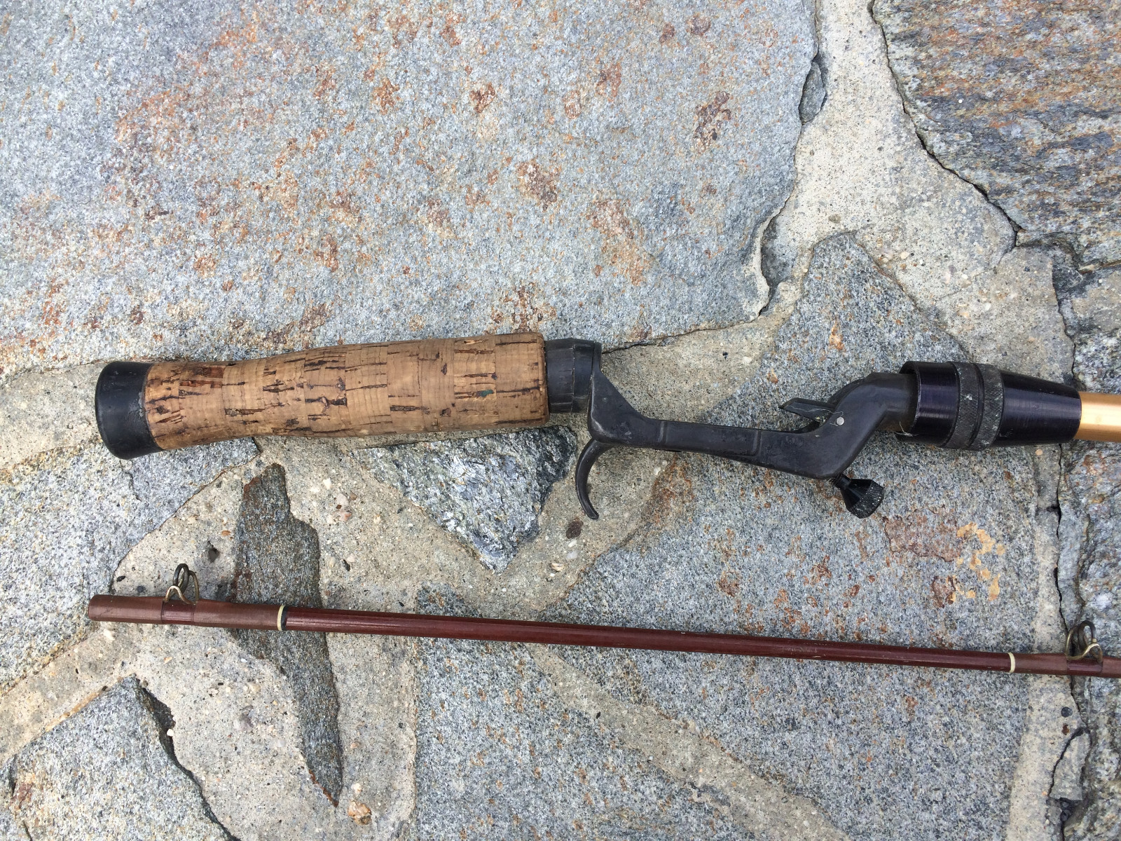 Fenwick Feralite FC65 6 1/2′ Casting Rod with Featherweight Angle Handle. #R4
