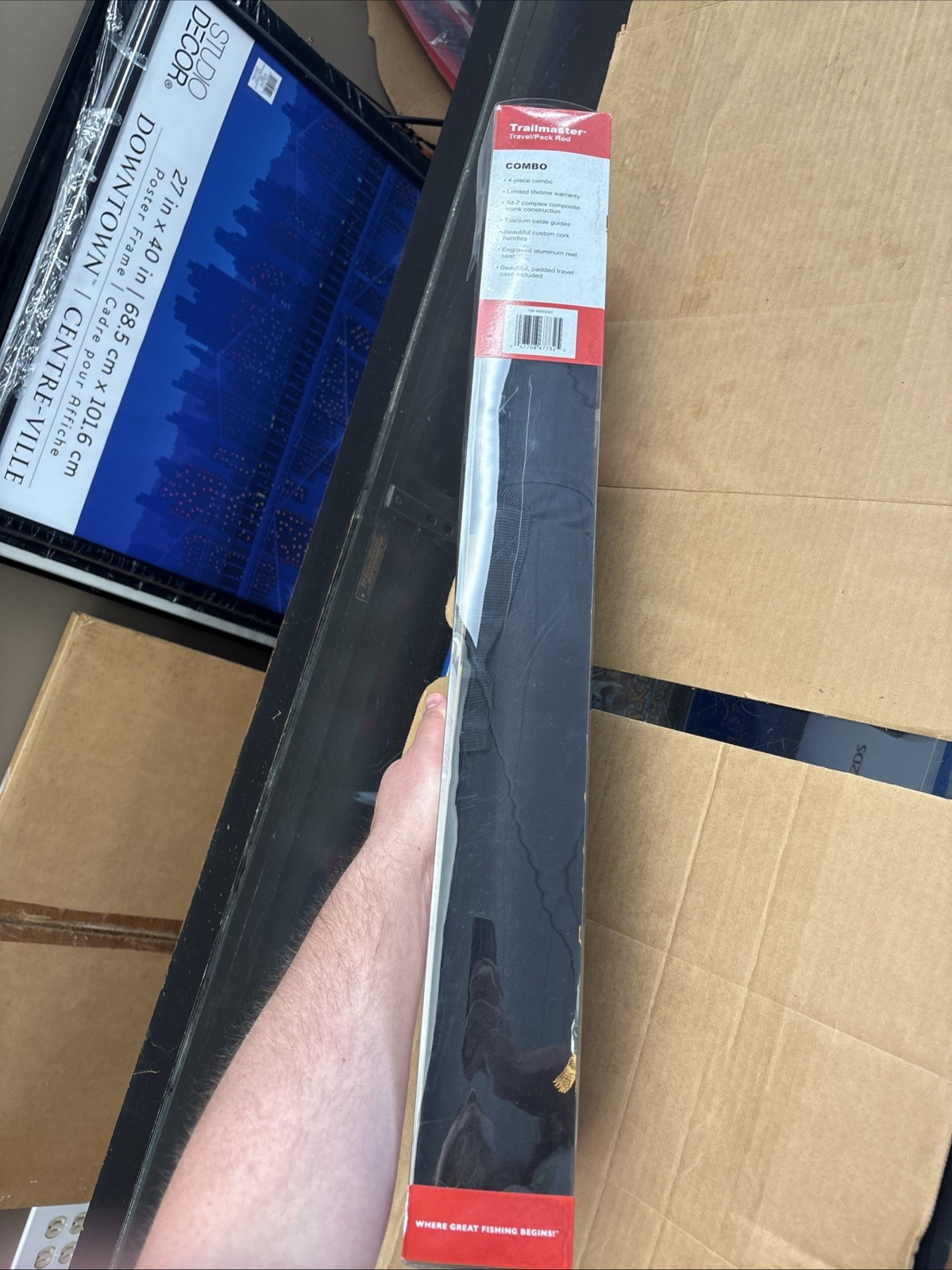 Eagle Claw Trailmaster Travel Pack Rod Combo TM-M66S4C 6’6” Medium