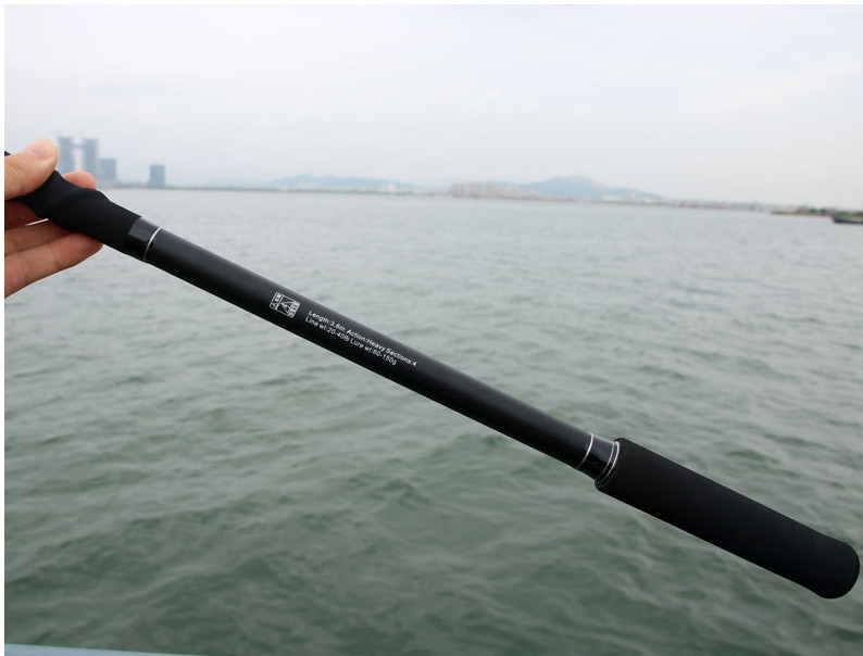 Boat Fishing Rod 2.7M/3M/3.3M Carbon Fiber Spinning Casting Rod 4 Sections Rods