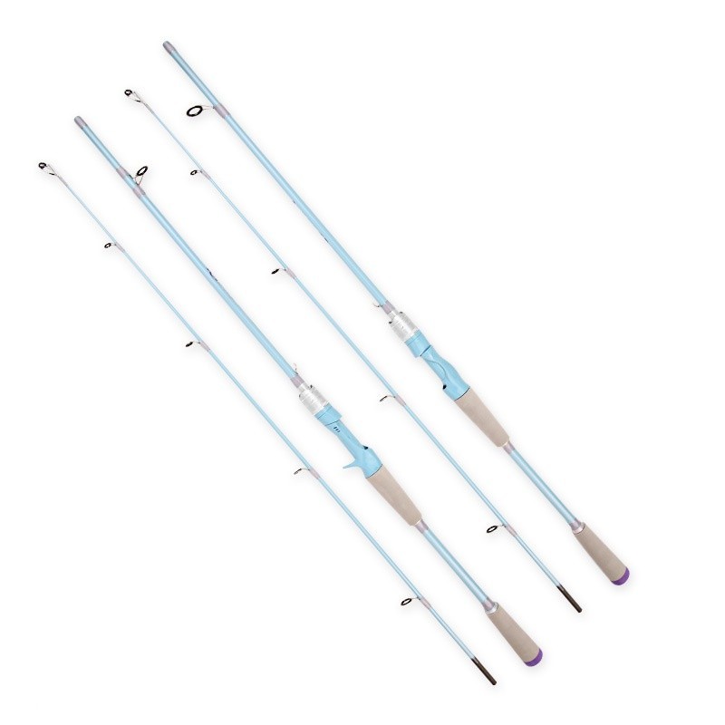Bass Fishing Rod Carbon Fiber Spinning/Casting Fishing Pole Bait WT 4-32G Rods