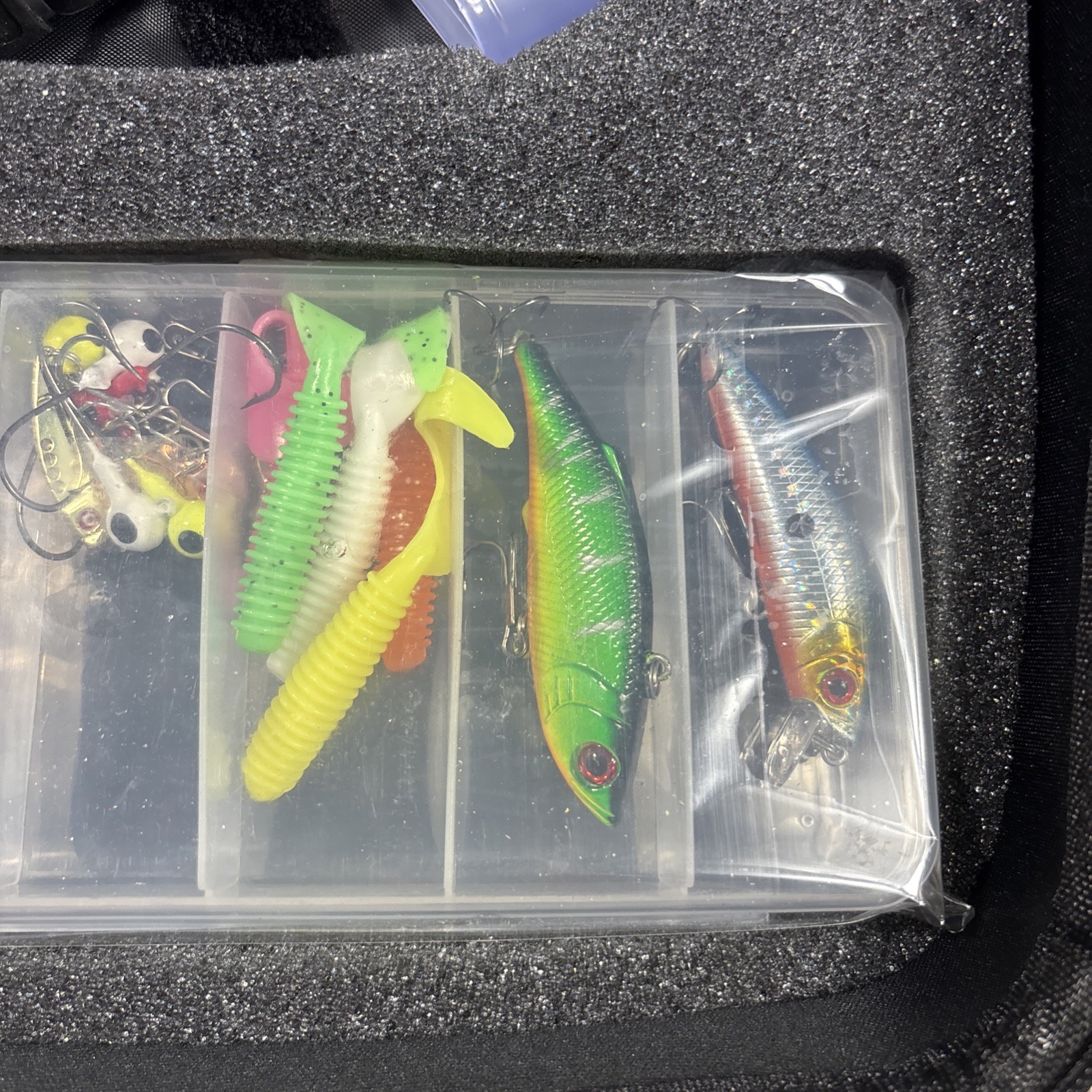 Ghosthorn Extendible Fishing Pole ONLY NO REEL Comes With Carrying Case Lures