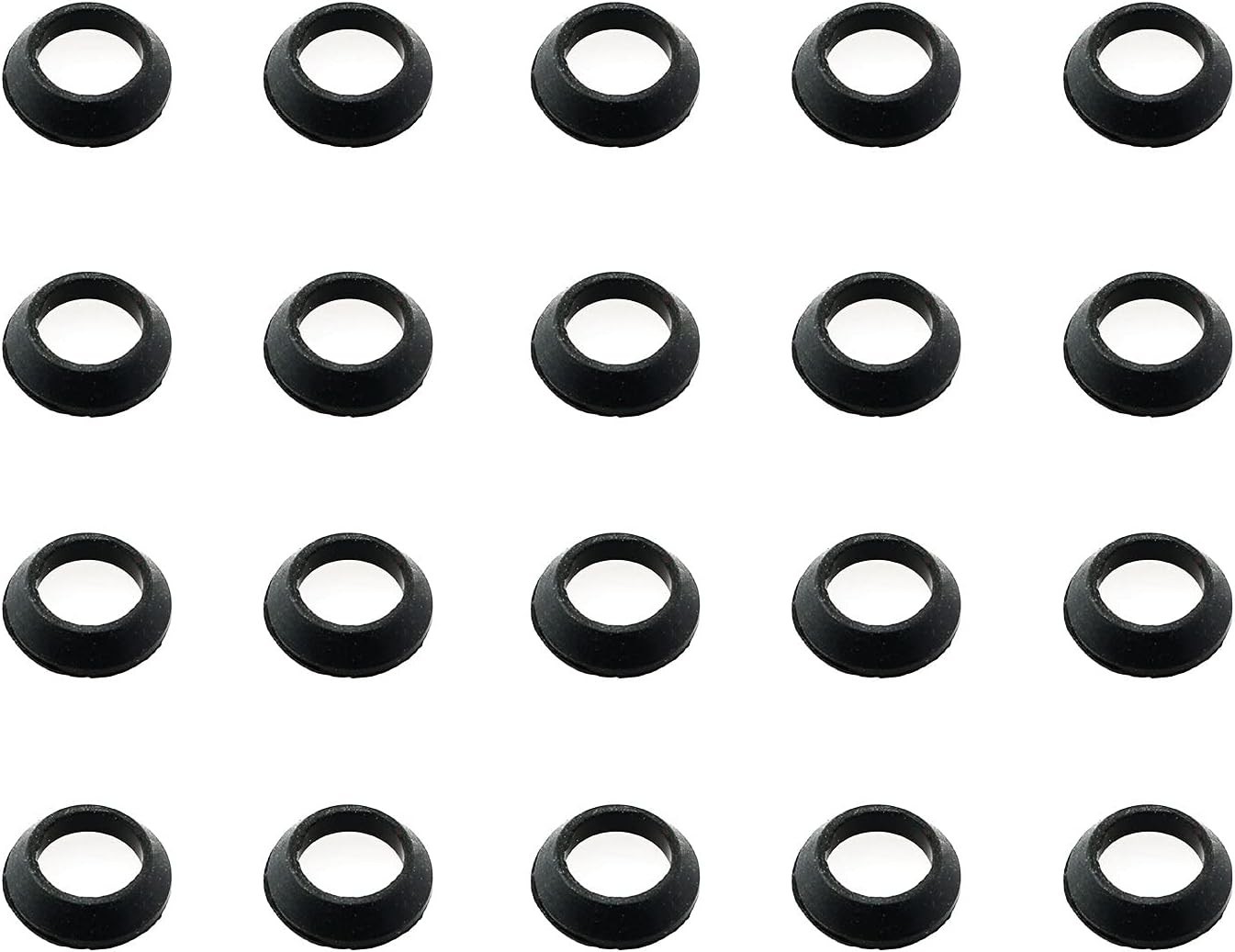 High-Quality 20pc Rubber Rings – Perfect for Fly and Spinning Rods, 10mm ID