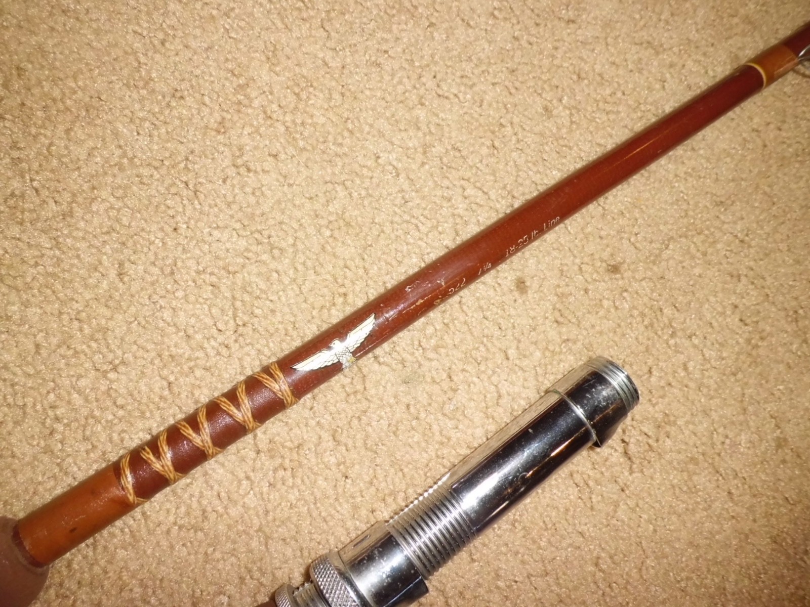 Vintage FENWICK 522 Conventtional Boat 7-1/4′ Rod made in USA- 18-25 lb test