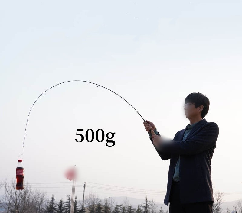 1.5M 1.68M 1.8M Fishing Rods Spinning Casting Pole Carbon Fiber Rod 2 Sections