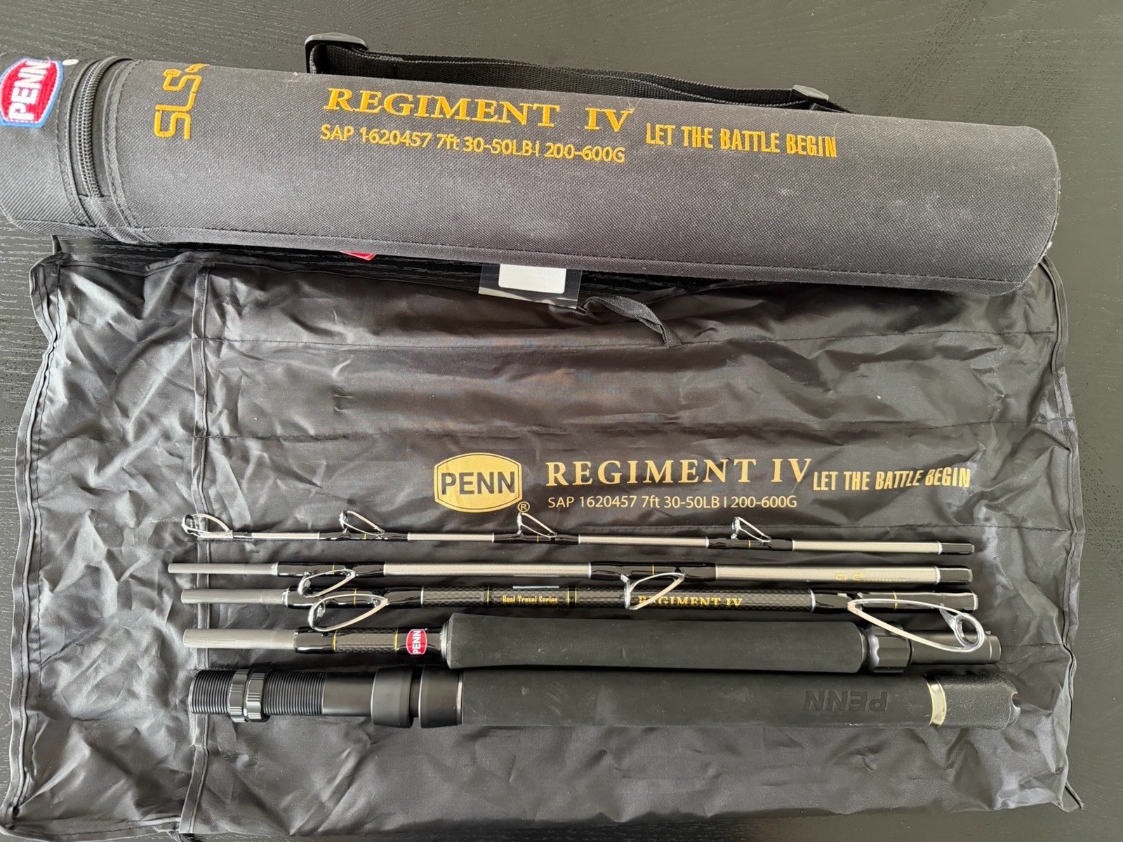 PENN Regiment IV Pilk Travel 2.24m 30-50lb 200-600g 4 Piece Travel Rod Norway
