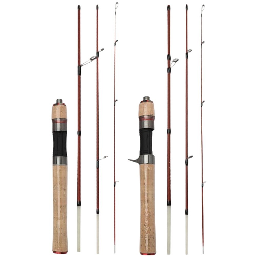 Flexible 1 4m Four Section Fishing Lure Rod for Various Freshwater Fish