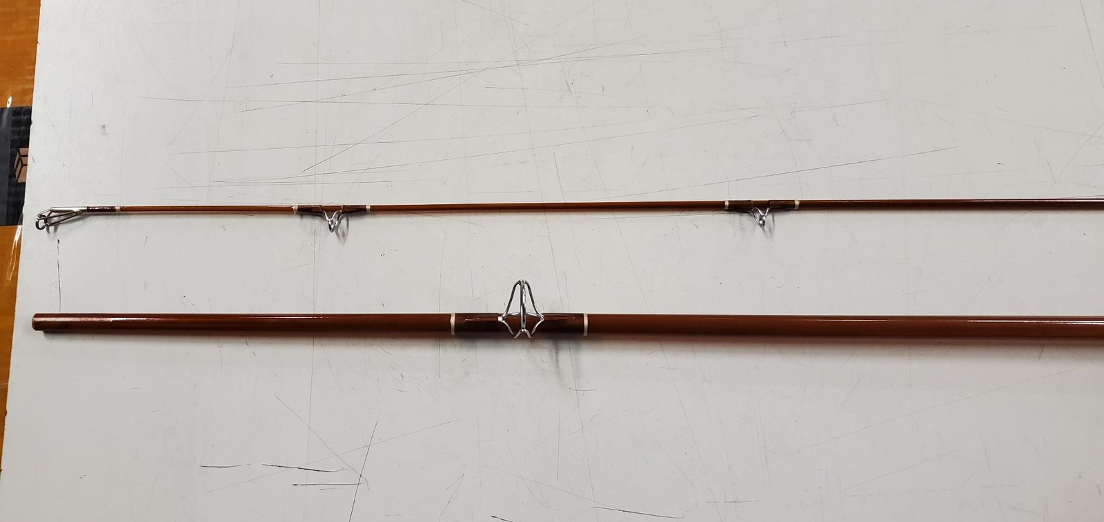 New Cortland sr-2000 h spinning rod 7 1/2 1-586-1 fishing fiberglass Cork Handle