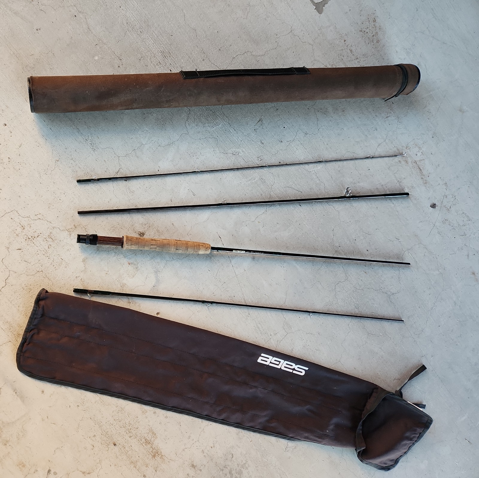 Sage DS2 690-4 Graphite II Fly Rod 9′ 4 Piece #6 Rare Rod with Sage Case