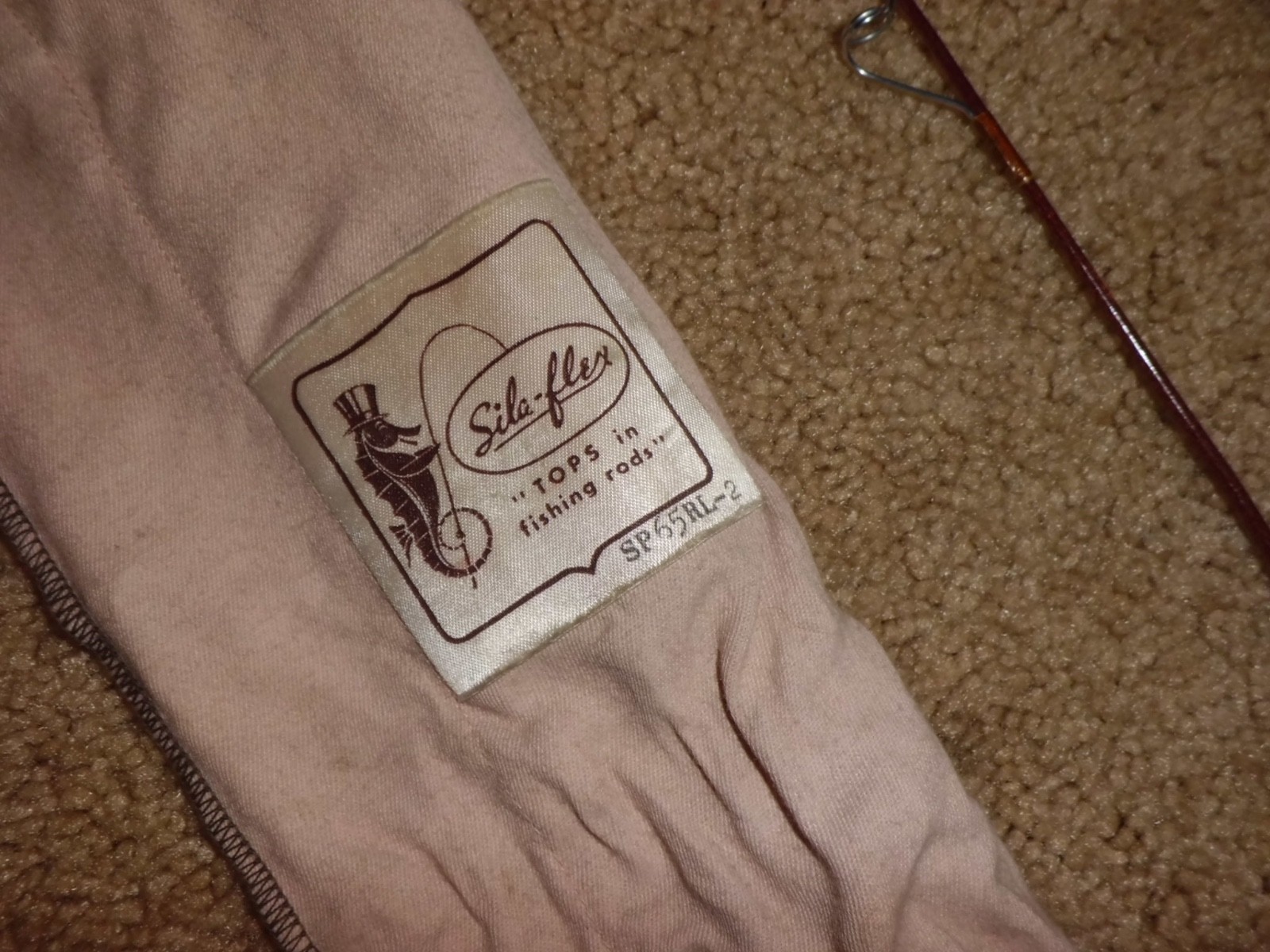 Vintage SILAFLEX SP65RL-2 Light Spinning 6’5″Rod made in USA