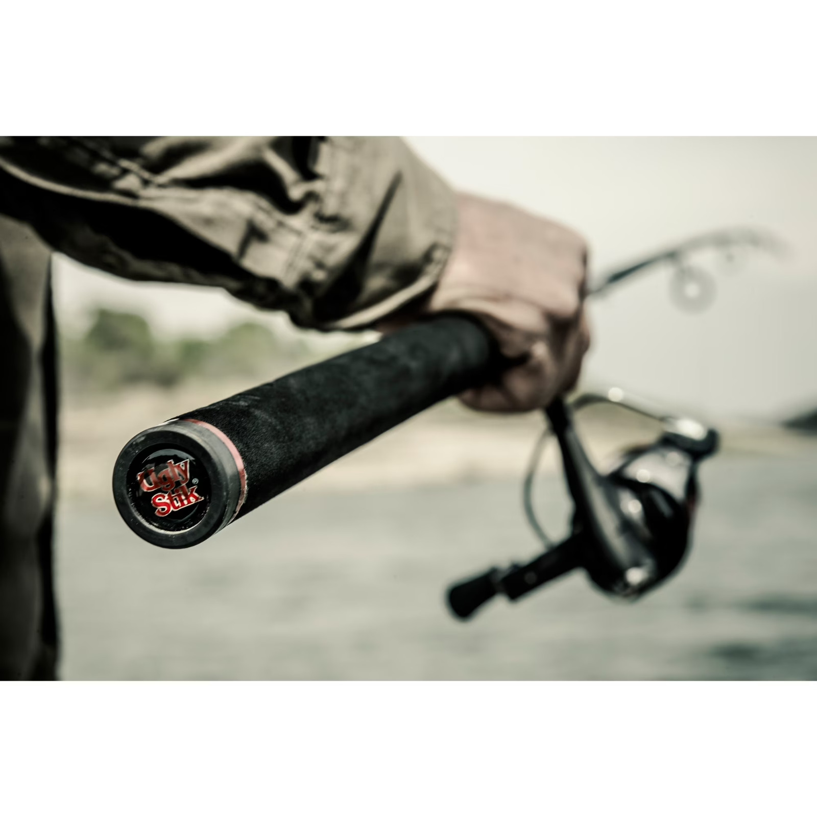 Ugly Stik Catfish Spinning Rods, 8′ Medium Heavy Fishing Rod, 2 Piece