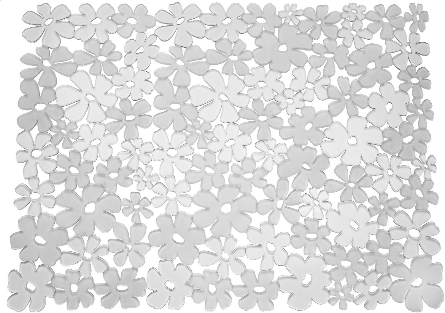 Blumz Floral BPA-Free Flexible PVC Plastic Large Sink Protector Mat 16″