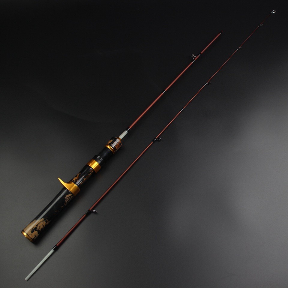 Carbon Fiber Fishing Rod Super Soft And Ultra Light 1.4m Four-Section Portable