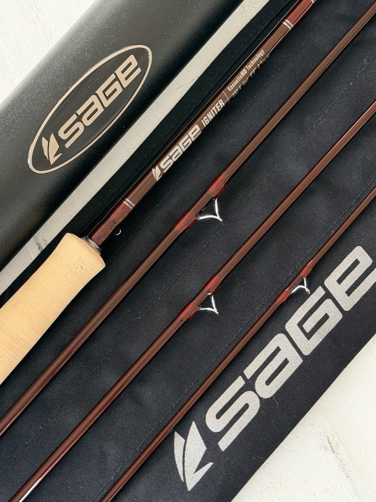 **BEAUTIFUL** 🔥SAGE IGNITER 4wt. 9’ft FlyRod!!! 🔥~ROCKET~