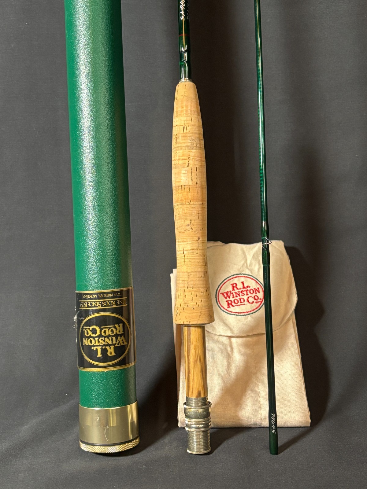 R.L.Winston IM6 8ft6in 4wt 2pc fly rod Vintage Excellent Cond /Serial No.79645