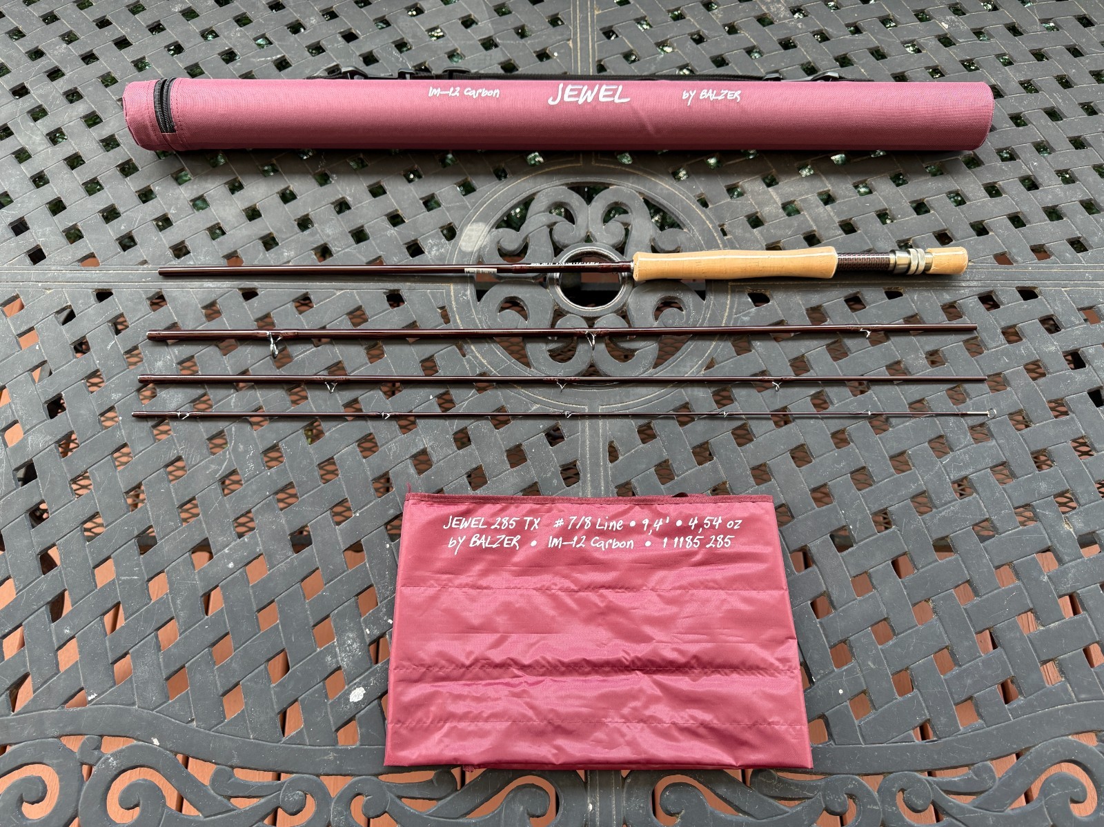 Balzer Jewel 285 TX, Art Nr 1-1185-285, 9’4″, Fly, Fast, 7/8wt, Fly Rod, 4pcs